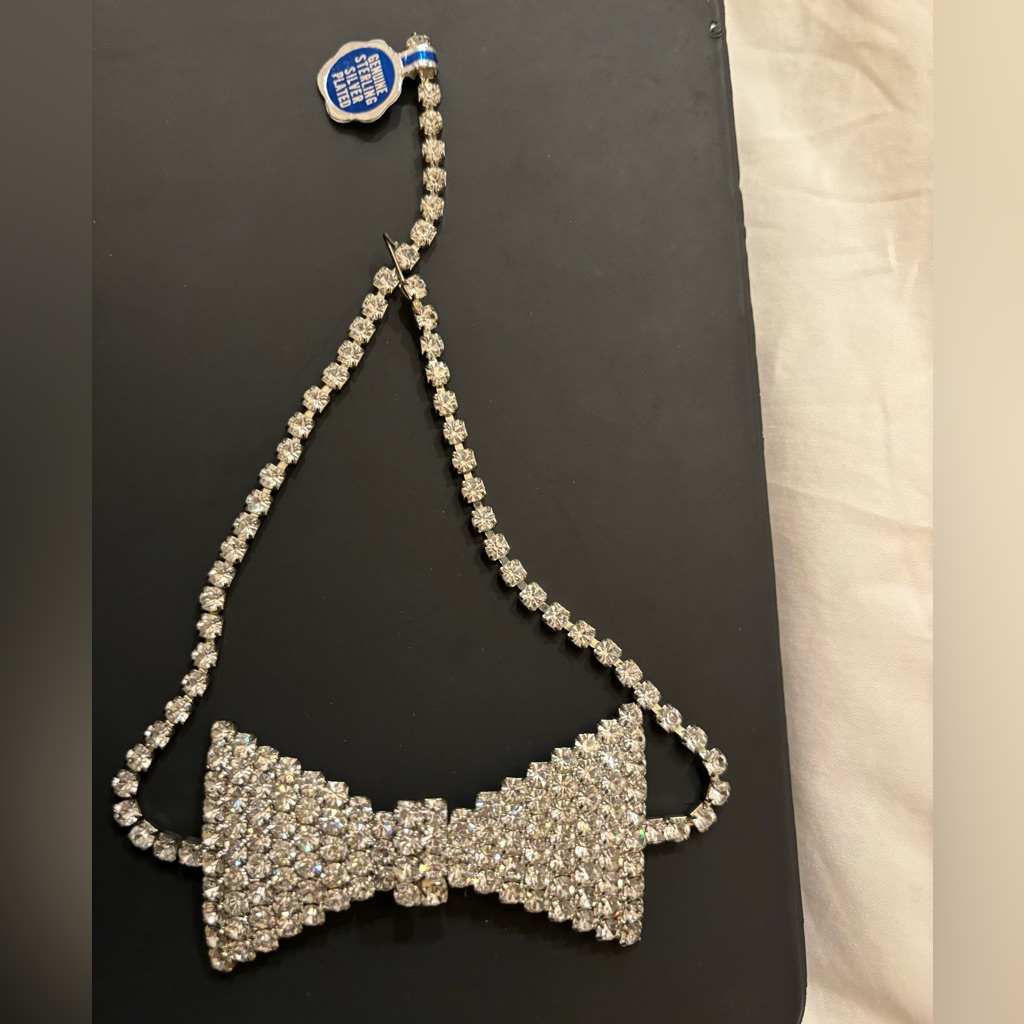 Vintage Sterling Silver Plated Choker
